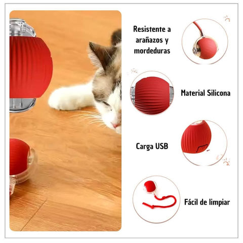 Image of Juguete interactivo con cola para mascotas